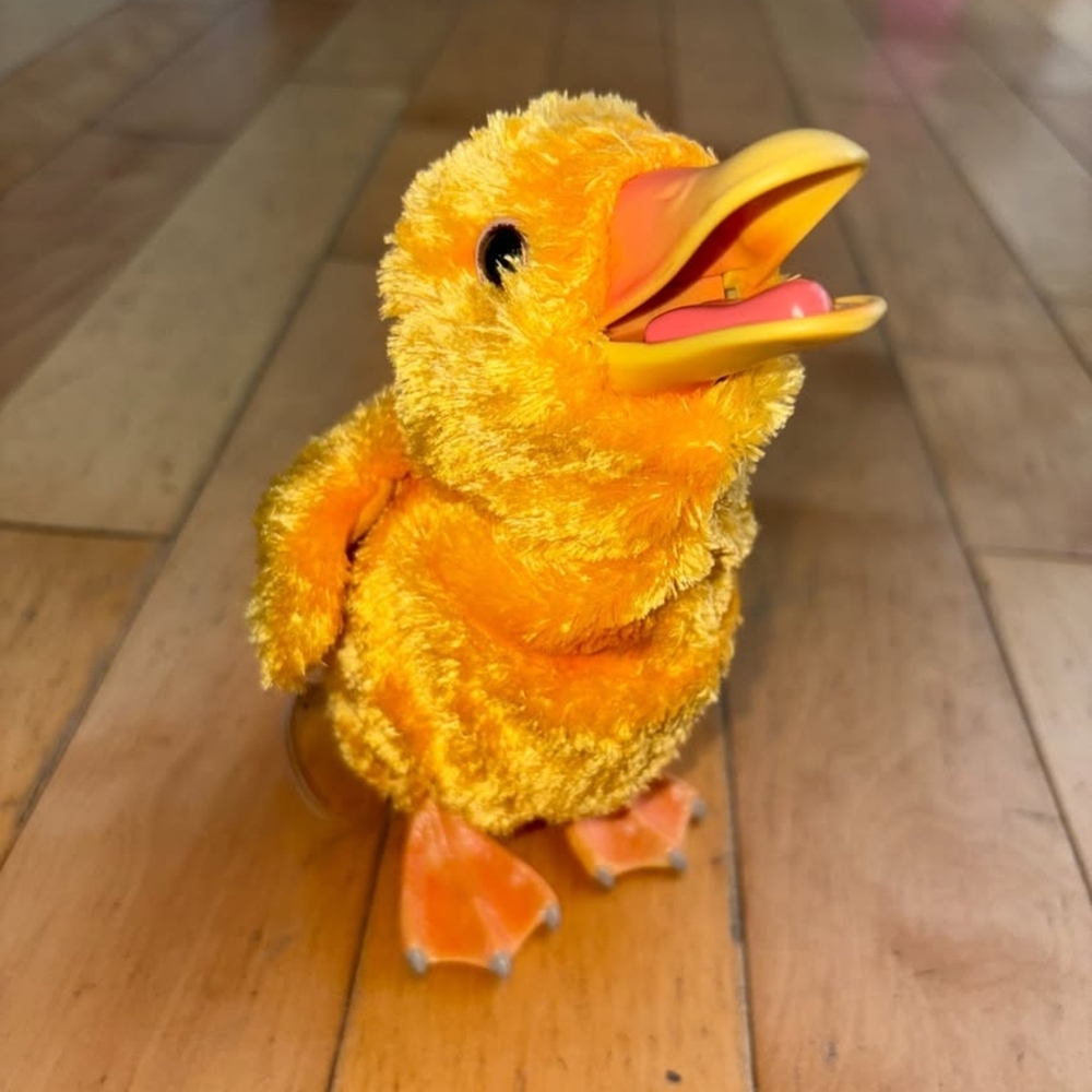 Hasbro Orange Stuffed Animal Duck